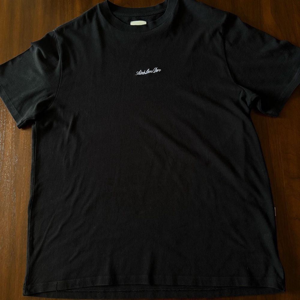 Aime Leon Dore Black Short Sleeve Tee Classic Design